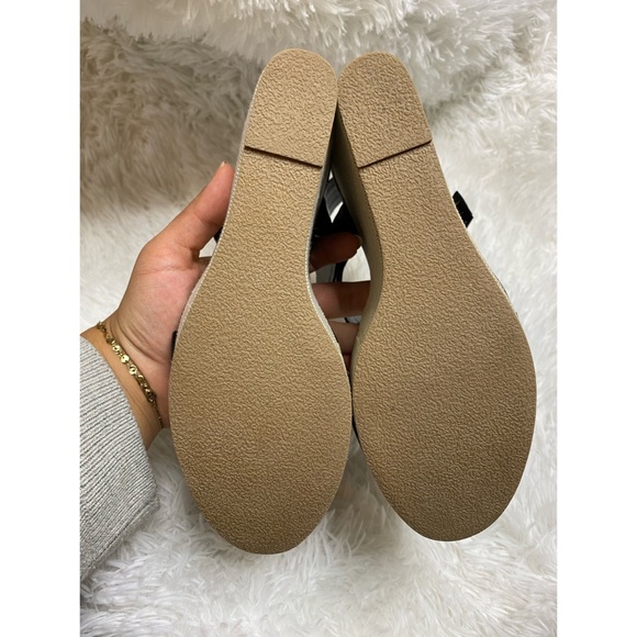 Steve Madden black Emori sandal wedges size 8.5 - Picture 7 of 12